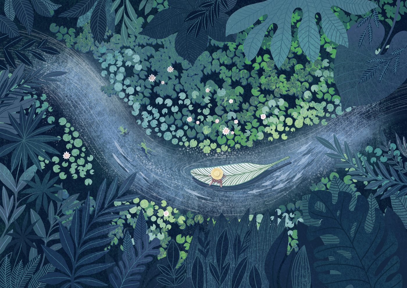The River — illustration by Evie O.Z.